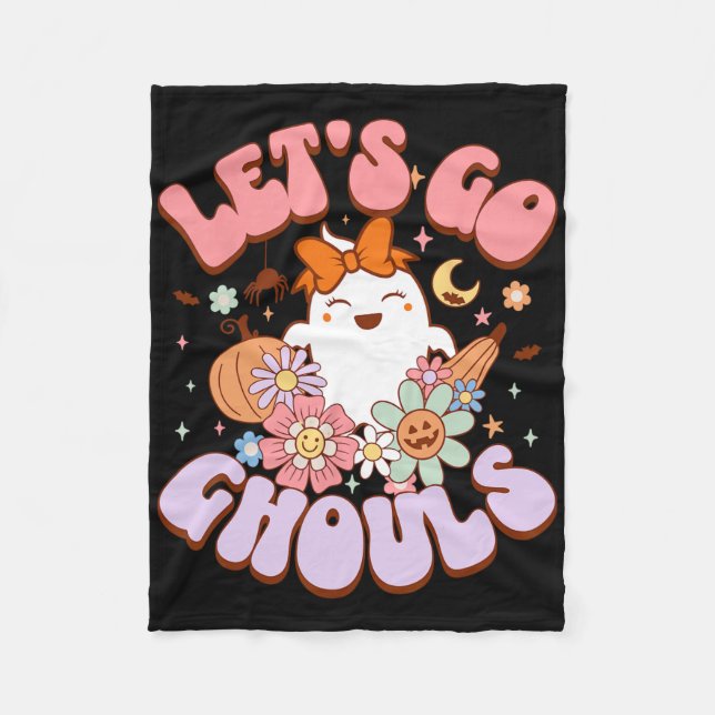 Couverture Polaire Allons Gouls Halloween Ghost Costume Ret (Devant)
