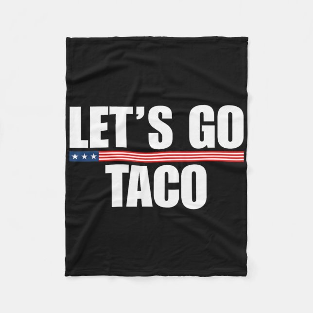 Couverture Polaire Allons Taco Drôle Toujours Poulets Sortis 2 (Devant)