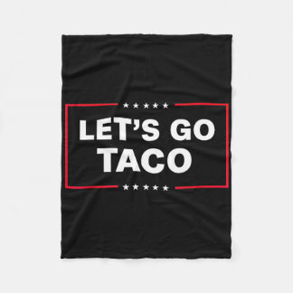 Couverture Polaire Allons Taco Pour Hommes Femmes Drôle 