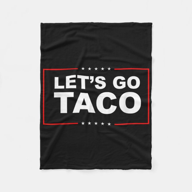 Couverture Polaire Allons-y Taco  (Devant)