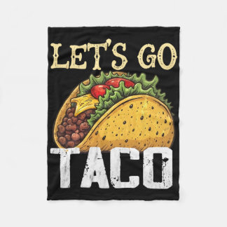 Couverture Polaire Allons-y Taco Rétro Vintage Allons-y Taco 4