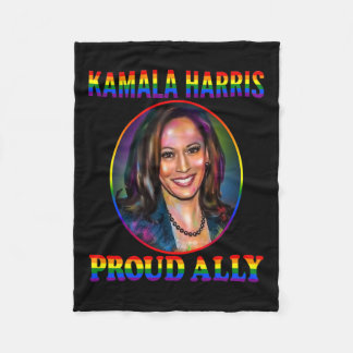 Couverture Polaire Ally Kamala Harris Notre Vp Lgbt Gay pride Drapeau
