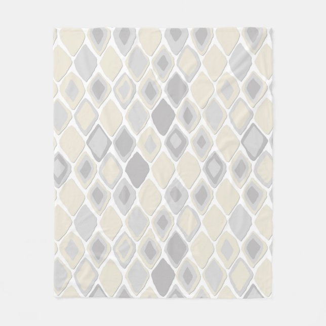 Couverture Polaire Almas diamant ikat pur (Devant)