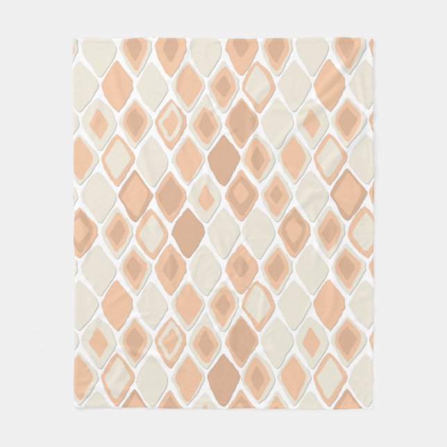 Couverture Polaire Almas diamat ikat pêche douce (Devant)