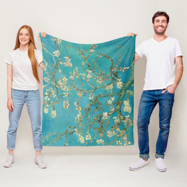 Couverture Polaire Almond Blossom, 1890 par Vincent van Gogh (En situation)