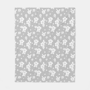 Couverture Polaire Aloha Gray Classic Hawaï Motif sans fil