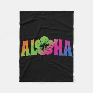 Couverture Polaire Aloha Hawaii Trip Summer Vacation Women Girls Beac