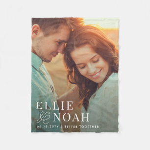 Couverture Polaire Alors In Love Personnalisé Couple Photo Blanket
