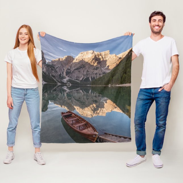 Couverture Polaire Alpes de dolomite | Pragser Wildsee | Tyrol, (En situation)