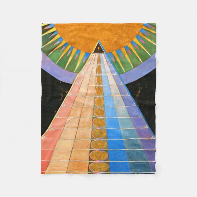 Couverture Polaire Altarpiece Hilma Af Klint No 1 (Devant)