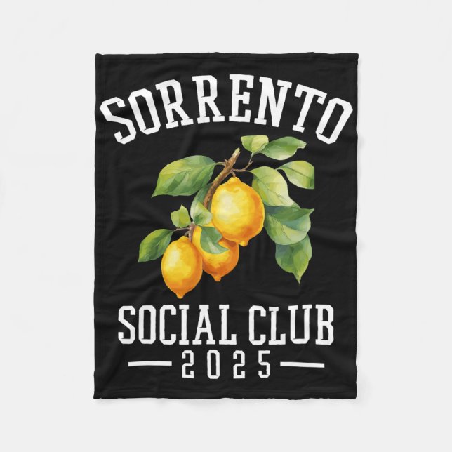 Couverture Polaire Amalfi Coast Vacation Travel Social Club Amalfi Co (Devant)