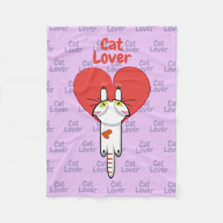 Couverture Polaire Amante de los gatos