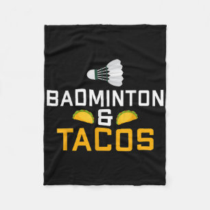 Couverture Polaire Amateur de badminton et de tacos Badminton
