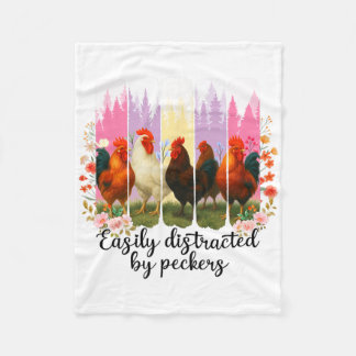 Couverture Polaire Amateur de ferme avicole facilement distrait par l