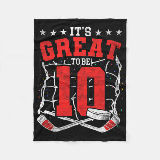 Couverture Polaire Amateurs de hockey pour leur 10e anniversaire C'es