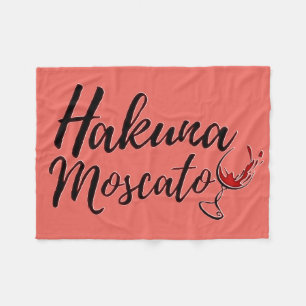Couverture Polaire Amateurs de vin de Hakuna Moscato