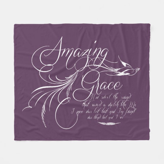 Couverture Polaire Amazing Grace   (Devant (Horizontal))