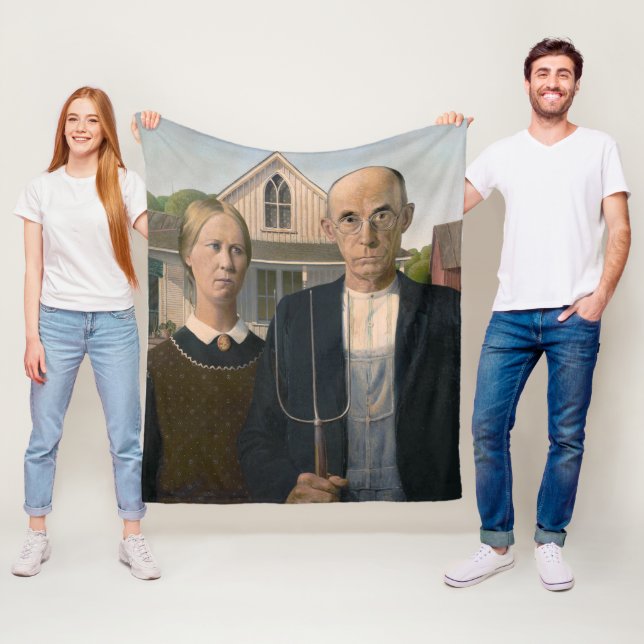 Couverture Polaire American Gothic : Vie rurale pauvre paysan (En situation)