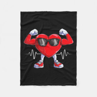 Couverture Polaire American Heart Disease Awareness Heart Month Heart