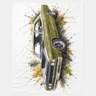 Couverture Polaire American Hot Rod