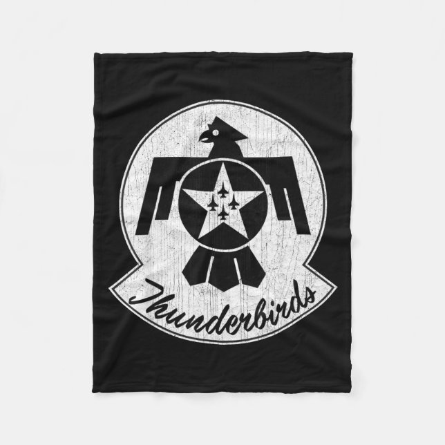 Couverture Polaire American Patriotic F16 Fighter 57th Wing Tbirds Gi (Devant)