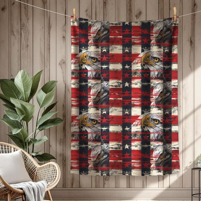 Couverture Polaire American Pride Blanket Eagle & Flag Celebration (American Pride Blanket Eagle & Flag Celebration)
