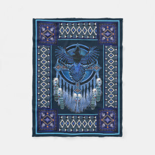 Couverture Polaire Amérindien Dreamcatcher