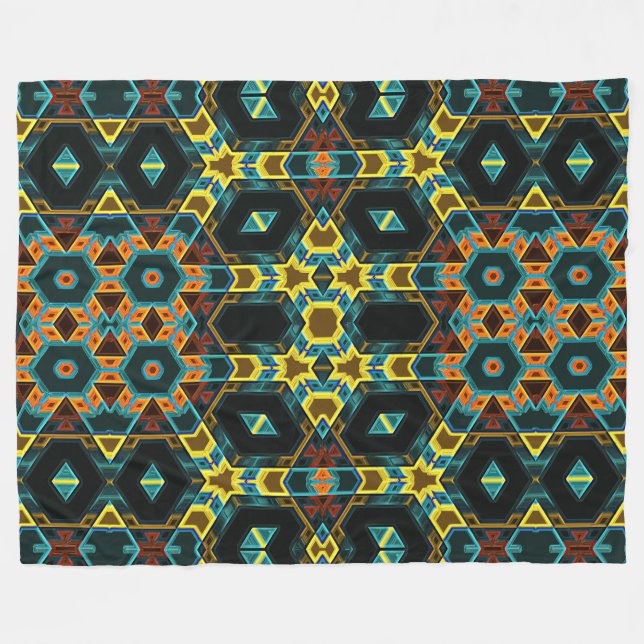 Couverture Polaire Amérindien moderne 2 (Devant (Horizontal))