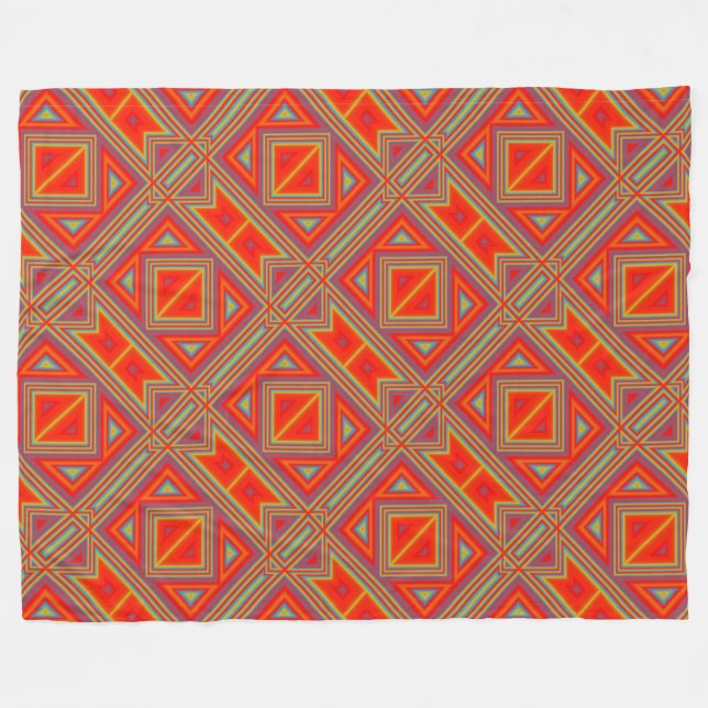 Couverture Polaire Amérindien moderne 22 (Devant (Horizontal))