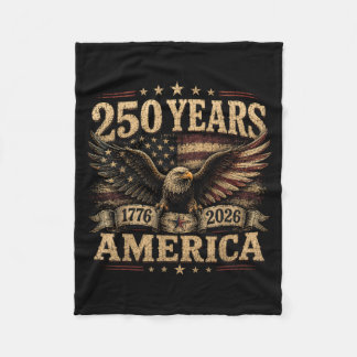 Couverture Polaire Amérique Rétro 250 Ans 250e Anniversaire États-Uni