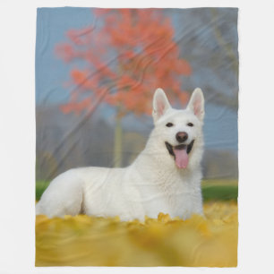 Couverture Polaire Ami velu mignon de berger de chien de _suisse