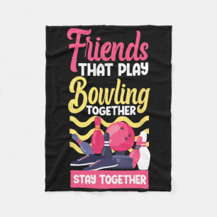 Couverture Polaire Amies De Bowling Amies Amies Amies Besties Amis Qu