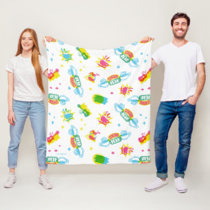 Couverture Polaire AMIS™ Central Perk Neon Motif