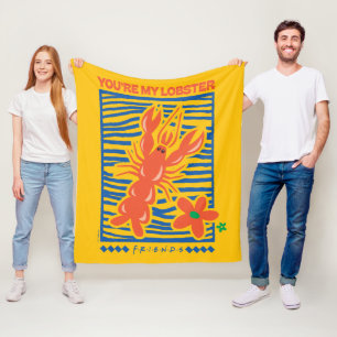 Couverture Polaire AMIS™ Vous êtes mon homard vibrant graphique