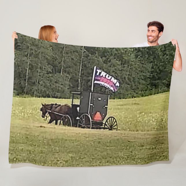 Couverture Polaire AMISH pour TRUMP (En situation)