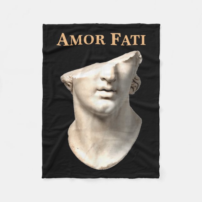Couverture Polaire Amor Fati stoïcisme Citation Epictetus Cadeaux Sto (Devant)