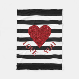 Couverture Polaire Amour