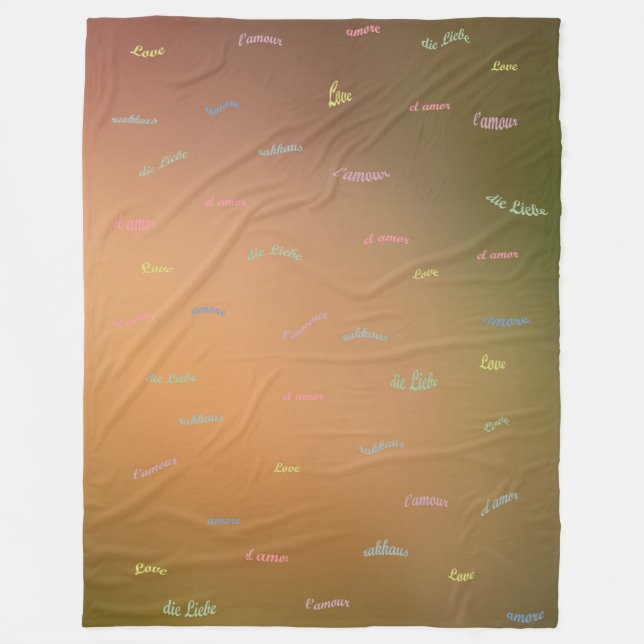 Couverture Polaire Amour (Devant)