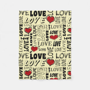 Couverture Polaire Amour