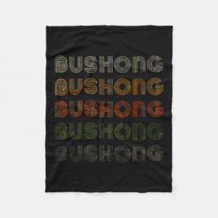 Couverture Polaire Amour Coeur Bushong Tee Grunge Style Vintage Noir