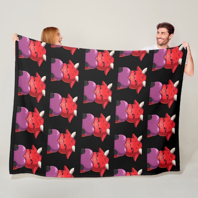 Couverture Polaire Amour de Bullpew (En situation)