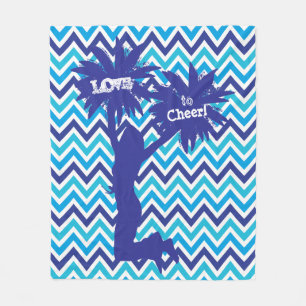 Couverture Polaire Amour de pom-pom girl de Pom Pom pour encourager