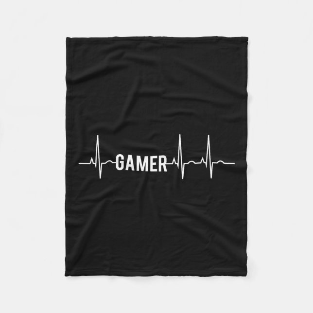 Couverture Polaire Amour des jeux vidéo Heartbeat (Devant)