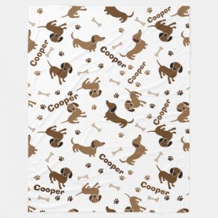 Couverture Polaire Amour Pour Dachshund