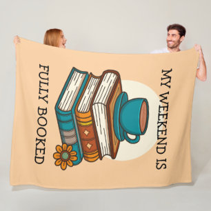 Couverture Polaire Amoureux de livres, week-end complètement réservé
