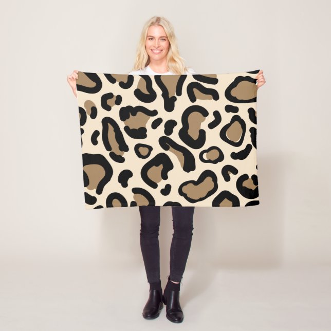 Couverture Polaire Amoureux des animaux Motifs couleur tigre (En situation)