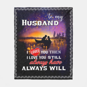 Couverture Polaire Amoureux du mari   À Mon Mari Je T'Aimais