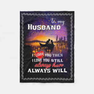 Couverture Polaire Amoureux du mari   À Mon Mari Je T'Aimais