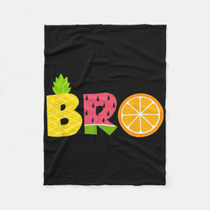 Couverture Polaire Amusant Frère Fruitaire Amoureux Summer Boys Fruit