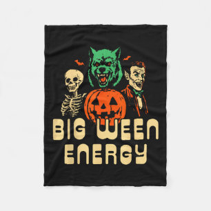 Couverture Polaire Amusant Halloween Big Ween Energy Uni